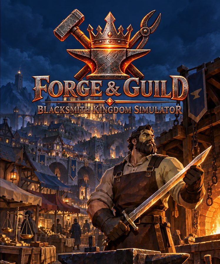 BlackSmith Kingdom Simulator: Forge & Guild · Game cover